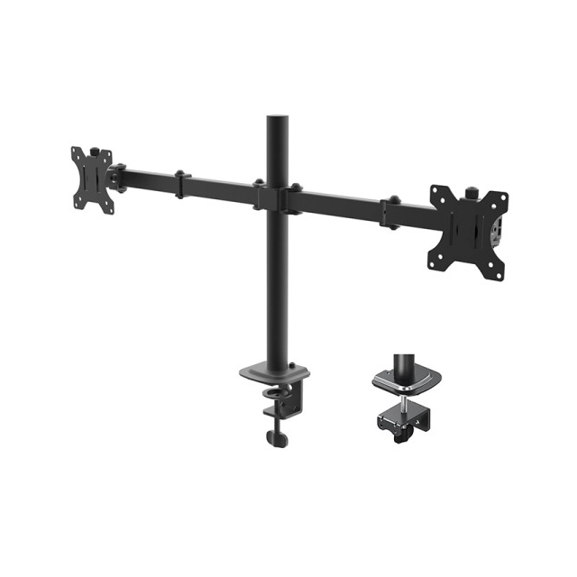 Alpha dual 10-32 Desk mount 2x 10-32,10 kg,Rotacija:360,Tilt 90,VESA100x100