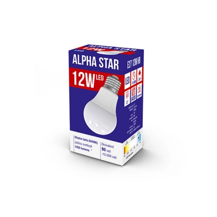 Alpha Star E27 12W HB LED Sijalica 6400K,220V,1050Lm,Hladno Bela