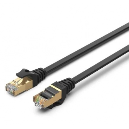 Innoptical Flat Network Cat 7 32 AWG SSTP Black 3m, Patch c.