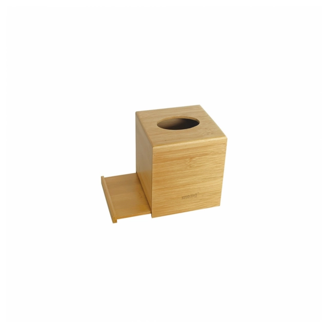 KINGHOFF KH1689 DRŽAČ ZA PAPIR BAMBUS 13.8X13.8X15.6CM