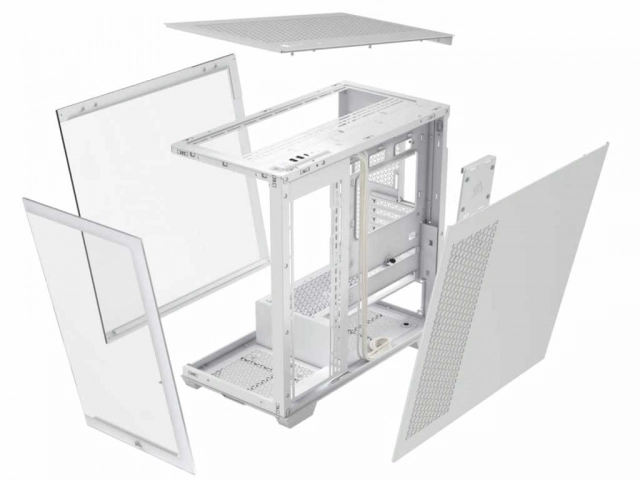 Kucište CORSAIR 3500X Mid-Tower/ATX/kaljeno staklo/bez napajanja/bela