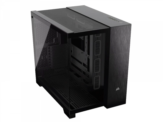 Kucište CORSAIR 6500X Mid-Tower/dve komore/kaljeno staklo/bez napajanja/crna/obsidijan aluminijum