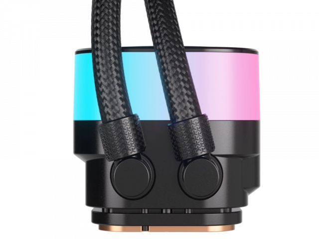 Kuler za CPU CORSAIR iCUE LINK TITAN 240 RX/RGB/AIO/240mm/dual fan/vodeno hladenje/crna