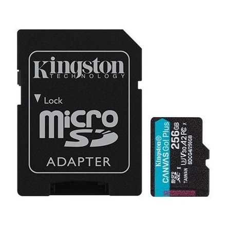 MEM SD MICRO 256GB Canvas Go! Plus + ADP SDCG4/256GB