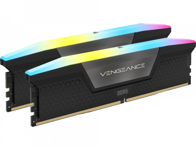 Memorija CORSAIR VENGEANCE 64GB(2x32GB)/DDR5/6400MHz/CL32/1.40V/RGB/XMP