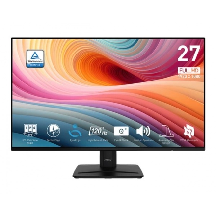 Monitor 27 MSI PRO MP271A E2 FHD IPS 120Hz 1ms HDMI, DP, VGA