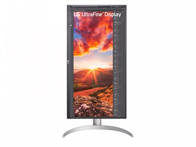 Monitor LG 27UP850K-W 27"/IPS/3840x2160/60Hz/5ms GtG/HDMIx2,DP,USB,USB type C/VESA/pivot/srebrna