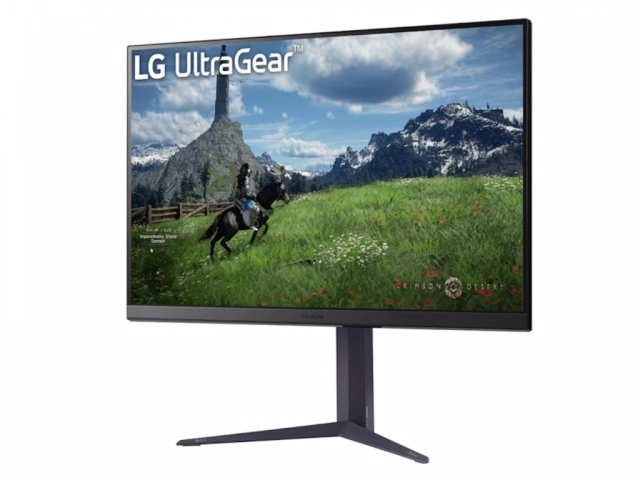 Monitor LG 32GS85Q-B 31.5"/IPS/2560x1440/180Hz/1ms GtG/HDMIx2,DP,USB/Gsync,freesync/pivot,visina