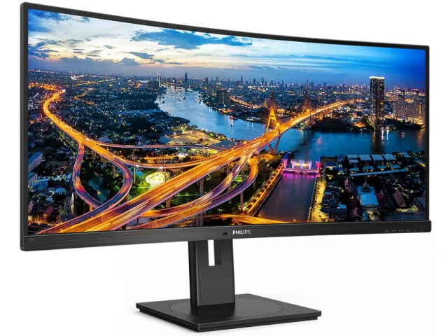 Monitor PHILIPS 346B1C/00 34"/VA,21:9,zakrivljen/3440x1440/100Hz/4ms GtG/HDMI,DP,USB,LAN/zvucnici