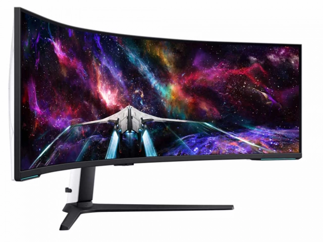 Monitor SAMSUNG LS57CG952NUXEN 57"/VA,zakrivljen,32:9/7680x2160/240Hz/1ms GtG/HDMIx3,DP,USB/Freesync