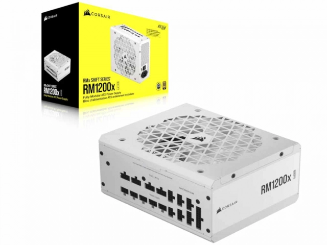 Napajanje CORSAIR SHIFT RM1200x 1200W/modularno/ATX/80+Gold/bela