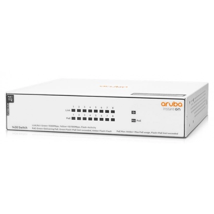 NET HPE Aruba Instant On 1430 8G PoE 64W Neupravljiv Switch