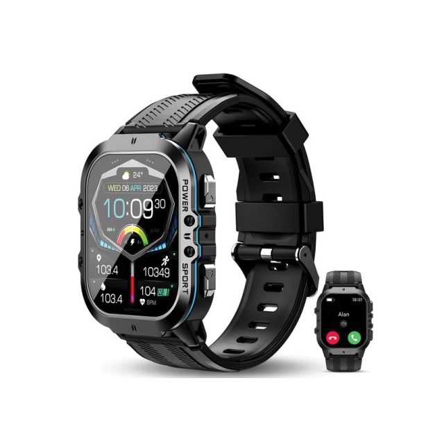 Oukitel BT20 Smart Watch Sport Rugged 350mAh/Heart rate/SpO2/Accelerometer/Crno plavi