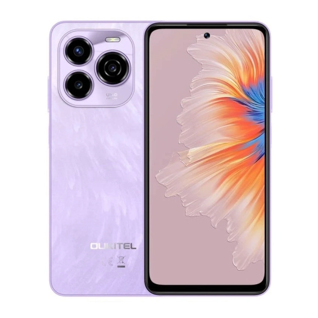 Oukitel C65 violet Smart phone4G/Octa-Core/6.7"HD/128GB/4+12GB/50M/8MP/5150mAh/Android 15