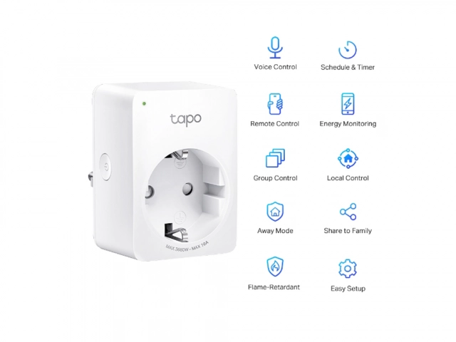 Pametna uticnicar TP-LINK Tapo P110(2-pack) Wi-Fi/2,4Ghz/Max Load 16A/bela