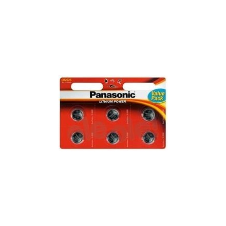 Panasonic baterije Litijum CR-2025 L/6bp