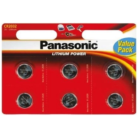 Panasonic baterije Litijum CR-2032 L/6bp