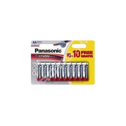 PANASONIC baterije LR6EPS/20BW-AA 20 kom Alkalne Everyday