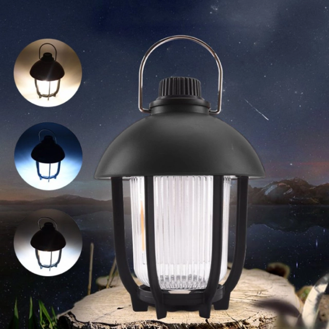 Prenosna LED punjiva lampa crna 17417-5905BK