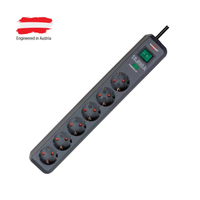 Razvodnik 6 mesta 1.5m 1.0mm2 + prekidač i zaštita 1159700b