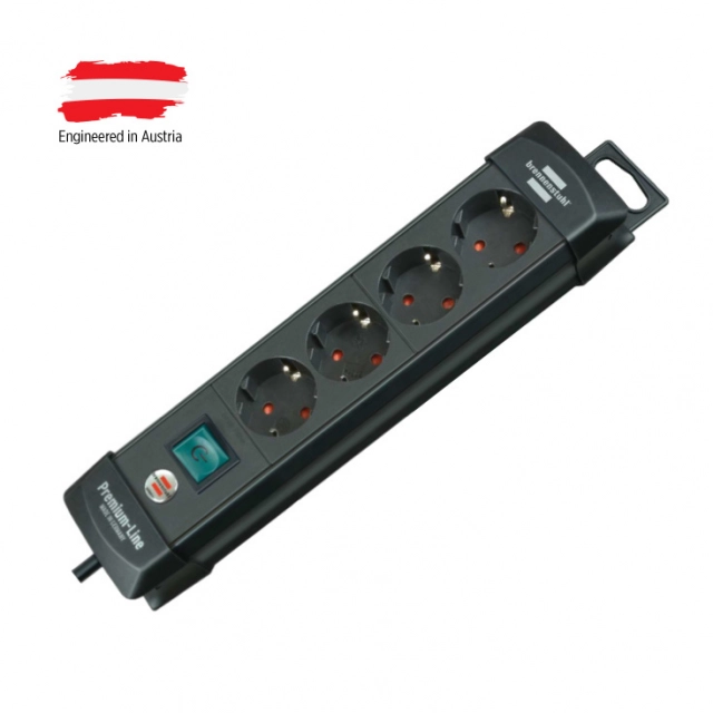 Razvodnik sa 4 mesta 1.8m 1.5mm2 + prekidač 5110014b