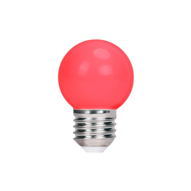 Set 5 kom. crvenih LED sijalica E27 RTV003602