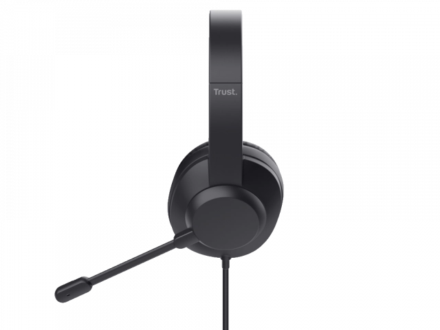 Slušalice TRUST AYDA MAX USB HEADSET/USB-C, USB-A/crna