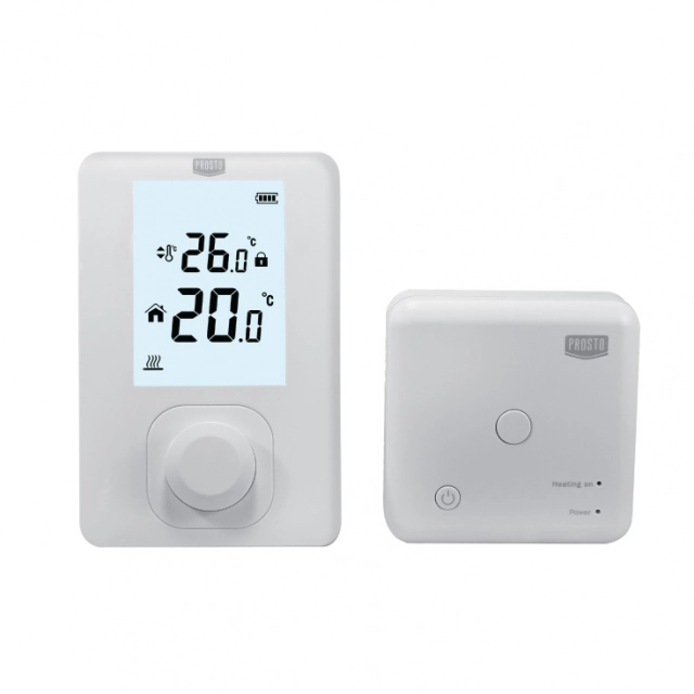 Sobni bežični termostat sa okretnim dugmetom DST-303RF