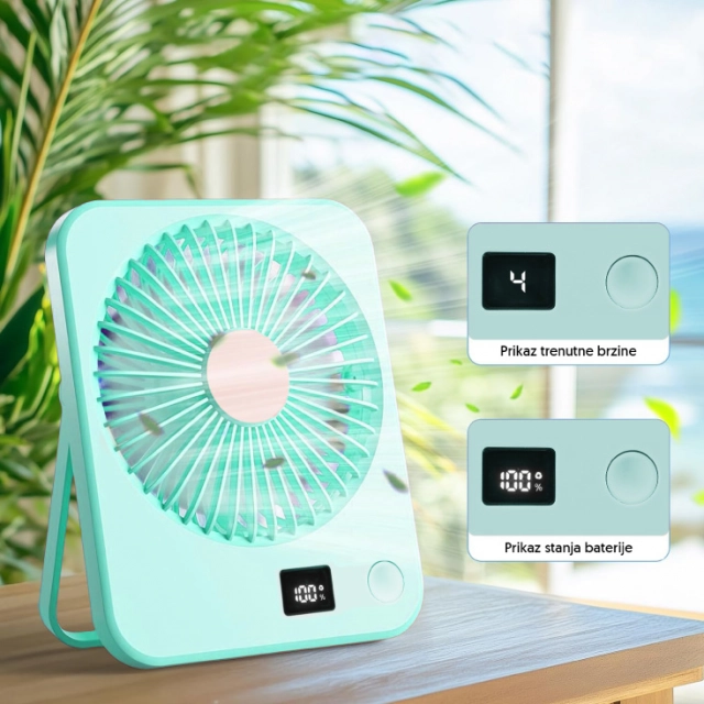 Stoni USB mini ventilator sa displejem 17417-5919GR