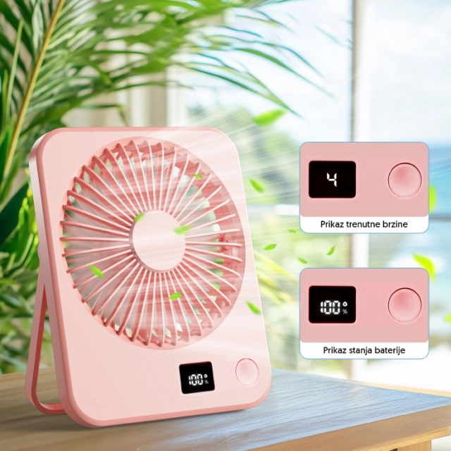 Stoni USB mini ventilator sa displejem 17417-5919PK