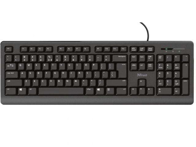Tastatura TRUST Primo žicna/US/crna