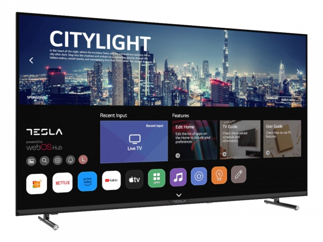 Televizor TESLA 43E645BUW/LED/43"/4K/webOS/crna/frameless