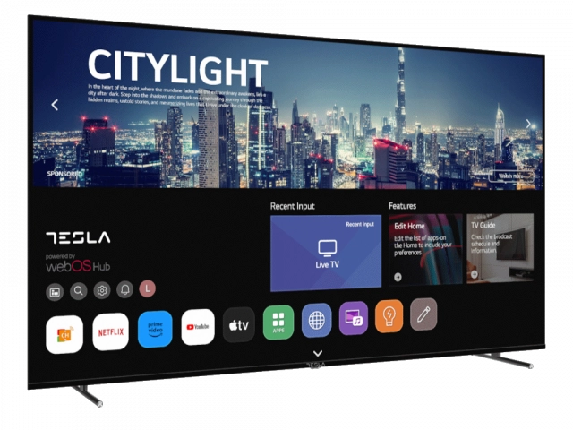 Televizor TESLA 75E645BUW/LED/75"/4K/webOS/crna/frameless