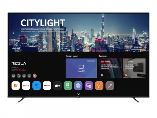Televizor TESLA 85E645BUW/LED/85"/4K/webOS/crna/frameless