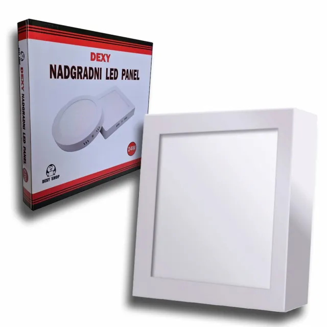 Nadgradni LED Panel kockasti DEXY SHOP 24W 3000K