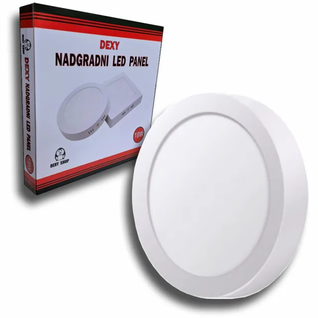 Nadgradni LED Panel okrugli DEXY SHOP 18W 3000K
