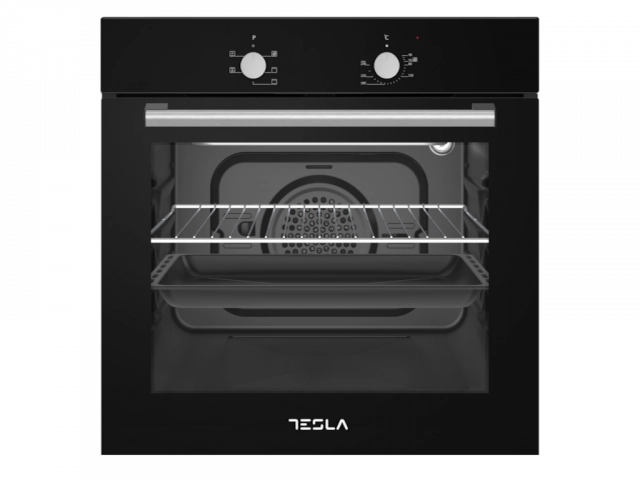 Ugradna rerna TESLA BO300SB ventilatorska/56L/mehanicka/crna
