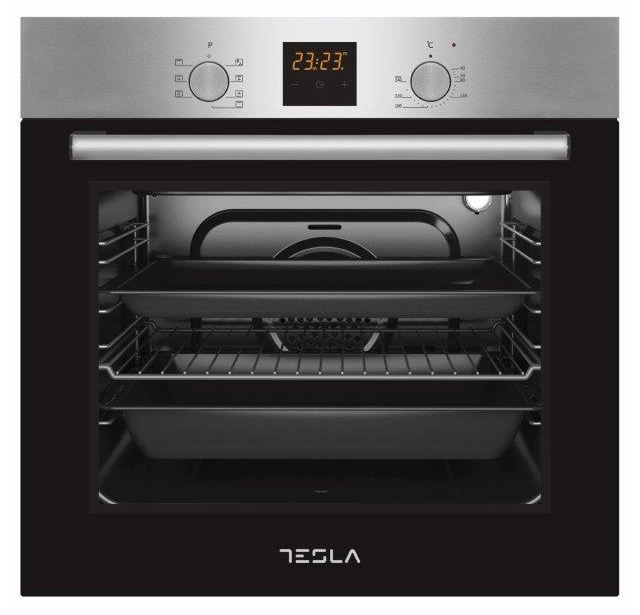 Ugradna rerna TESLA BO800SX ventilatorska/60L/mehanicka/inox