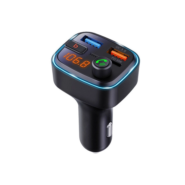 Xwave BT 20 FM transmiter za kola,Bluetooth,LED,USB,3D Surround,USB-TypeC PD30W+QC3.0 brzo punjenje