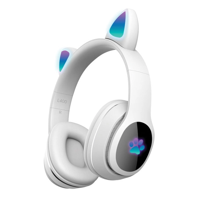 Xwave L400 white Bluetooth slušalice stereo sa mikrofonom/v5.3/FM/Aux/microSD