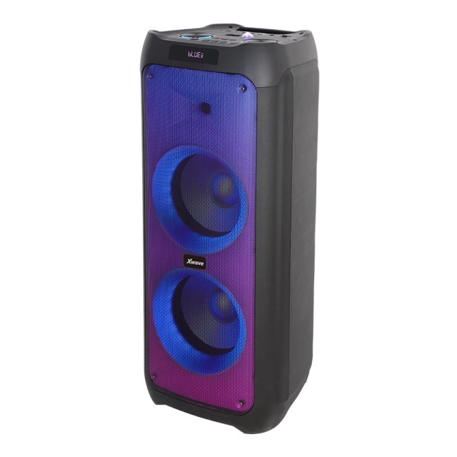 Xwave Party 1024 Bluetooth zvučnik TWS/100W/FM/USB/TF/AUX/2 x 10"/LED color