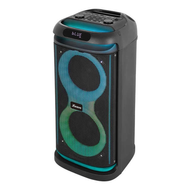 Xwave Party 6022 Bluetooth zvučnik TWS/40W/FM/USB/TF/AUX/2 x 6"/LED color